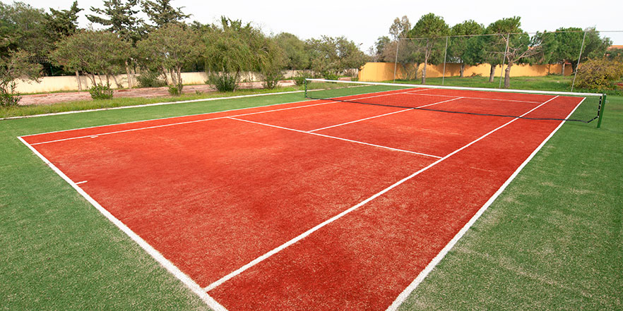 травяные теннисные корты